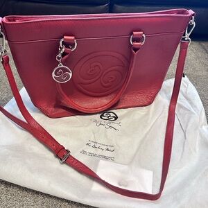 Jane Seymour - open hearts tote purse with adjustable strap & carry handles
